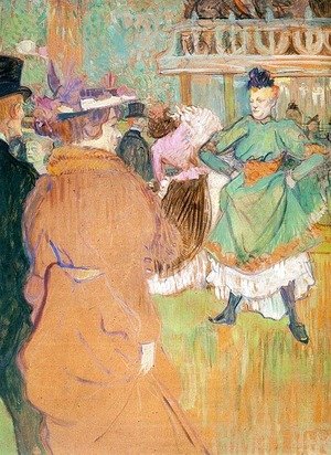 Toulouse-Lautrec - The Beginning of the Quadrille at the Moulin Rouge  1892