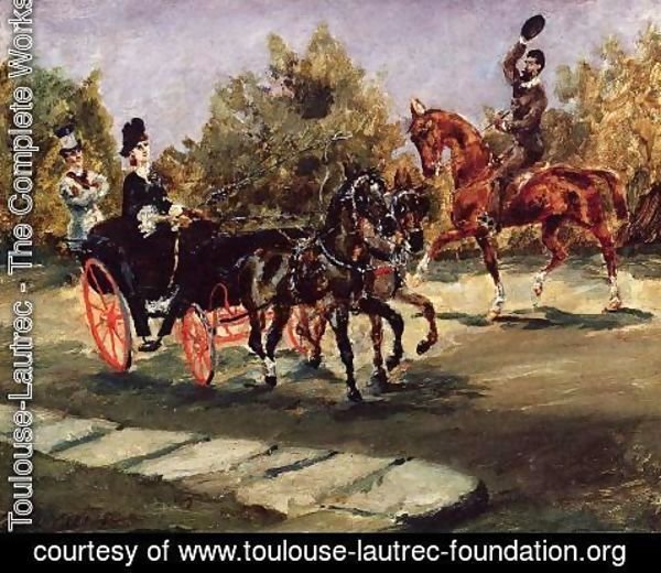 Toulouse-Lautrec - Nice, on the Promenade des Anglais