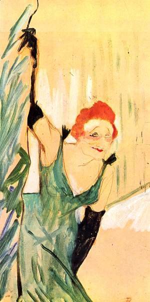 Toulouse-Lautrec - Yvette Guilbert Taking a Curtain Call