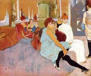 The Salon in the Rue des Moulins I