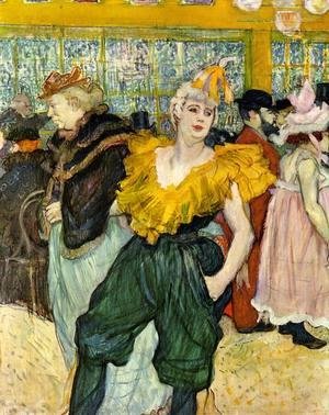Toulouse-Lautrec - At the Moulin Rouge: The Clowness Cha-U-Kao