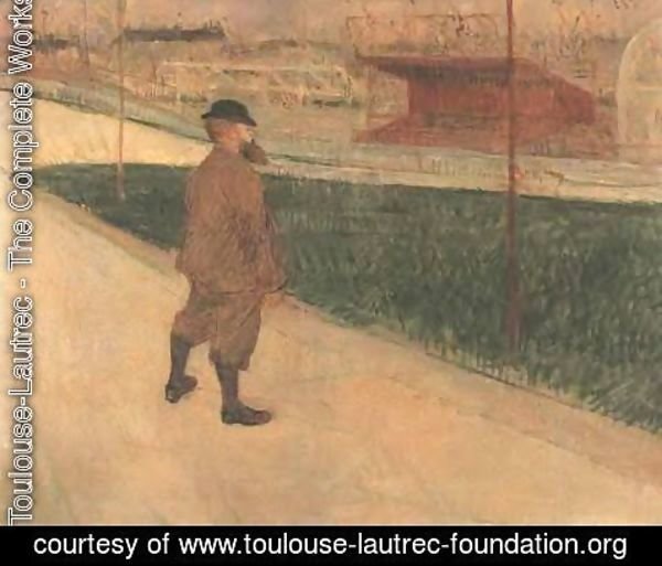 Toulouse-Lautrec - Tristan Bernard at the Buffalo Station