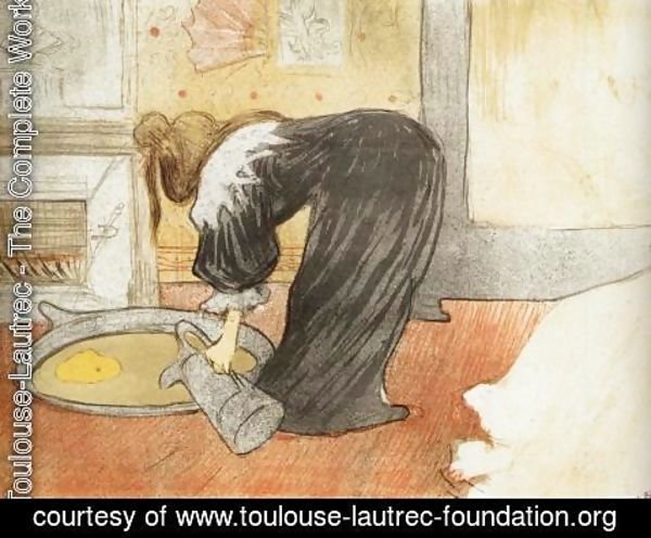 Toulouse-Lautrec - Elles: Woman with a Tub