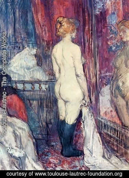 Toulouse-Lautrec - Nude Standing before a Mirror