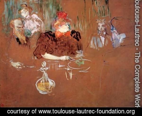 Toulouse-Lautrec - Dinner at the House of M. and Mme. Nathanson