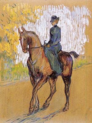Toulouse-Lautrec - Side-Saddle