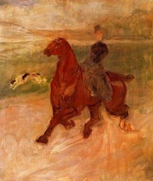 Toulouse-Lautrec - Horsewoman and Dog