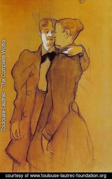 Toulouse-Lautrec - Two Women Waltzing