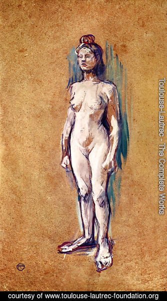 Toulouse-Lautrec - A nude woman