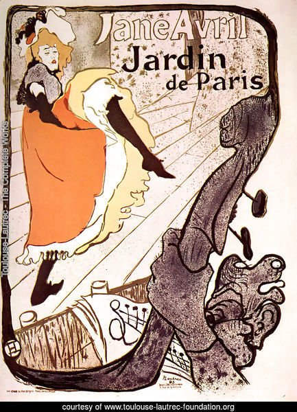 Jane Avril, Jardin de Paris