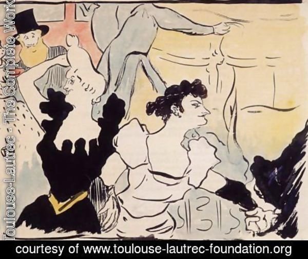 Toulouse-Lautrec - Au bal masue-les fetes parisiennes-nouveaux confetttis 1892