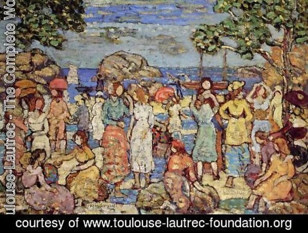 Toulouse-Lautrec - Beach at Gloucester 1918-1921