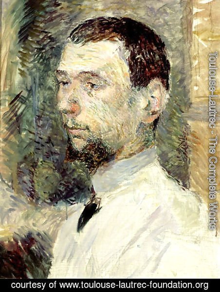 Toulouse-Lautrec - Portrait of the Painter Fran_ois Gauzi