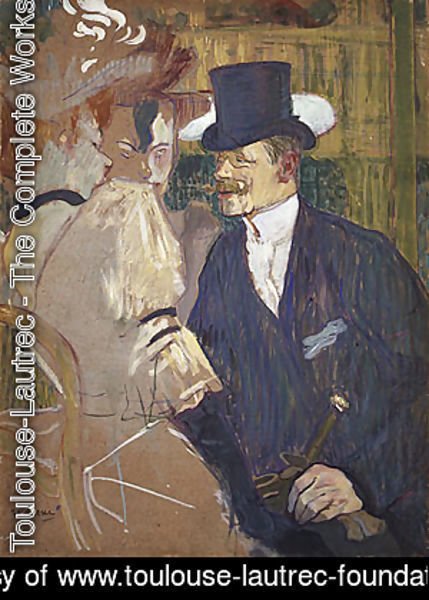 Toulouse-Lautrec - The Englishman (William Tom Warrener) at the Moulin Rouge 1892