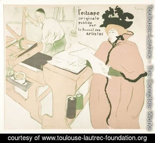 Toulouse-Lautrec - Couverture de L'Estampe originale