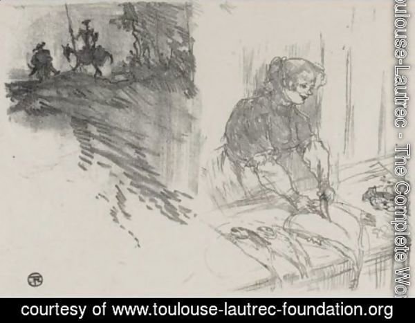 Toulouse-Lautrec - Couverture Pour 'Les Courtes Jolies'