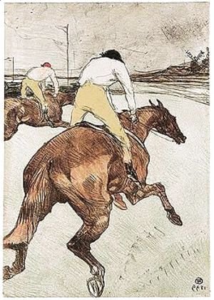 Toulouse-Lautrec - Le jockey
