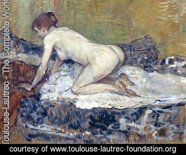 Toulouse-Lautrec - Red-Headed Nude Crouching