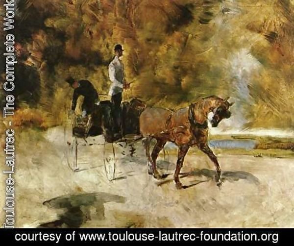 Toulouse-Lautrec - Dog Car