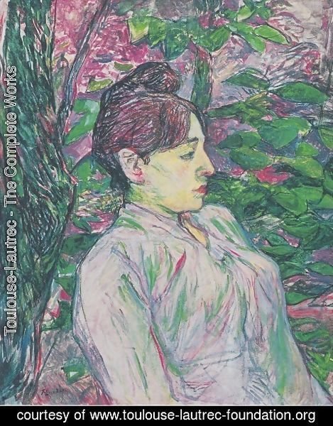 Toulouse-Lautrec - The Greens (Seated Woman in a Garden)