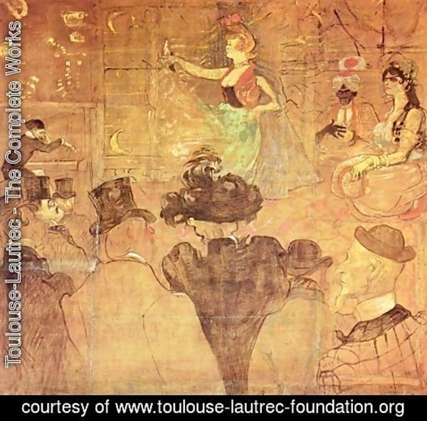 Toulouse-Lautrec - Booth of La Goulue at the Foire du Trone (The Moorish Dance)