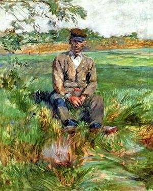 Toulouse-Lautrec - A Laborer At Celeyran