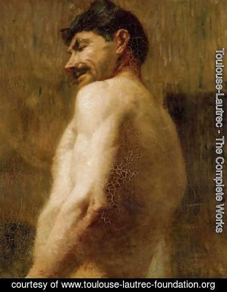 Toulouse-Lautrec - Bust Of A Nude Man