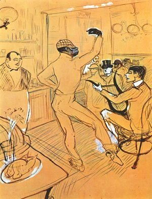 Toulouse-Lautrec - Chocolat Dancing In Bar Darchille