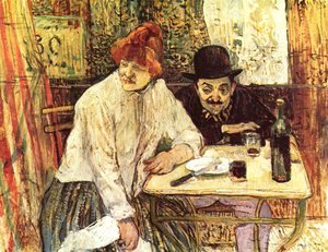 Toulouse-Lautrec - In The Restaurant La Mie