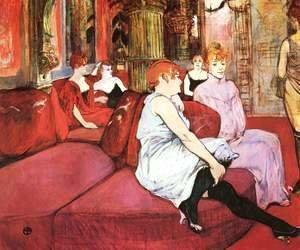 Toulouse-Lautrec - The Waitting Room In The Rue Of The Moulins