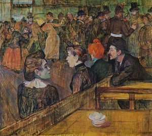 Toulouse-Lautrec - At the Moulin de la Galette 1889