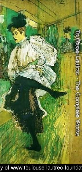 Toulouse-Lautrec - Jane Avril Dancing