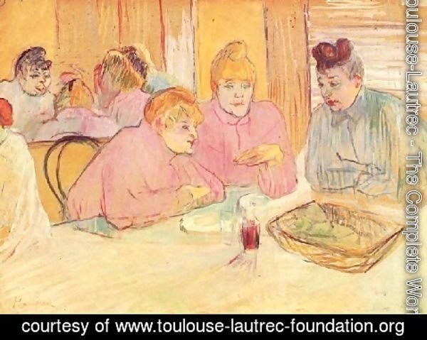 Toulouse-Lautrec - In The Dining Room Of The Brothell
