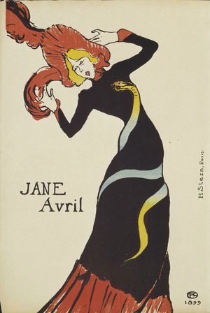 Toulouse-Lautrec - Jane Avril Ii