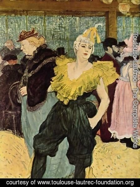 Toulouse-Lautrec - The Clownesse Cha U Ka O In Moulin Rouge