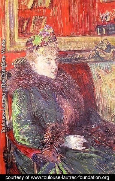 Toulouse-Lautrec - Portrait of Madame de Gortzikoff  1893