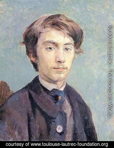 Toulouse-Lautrec - Portrait of the Artist Emile Bernard 1886
