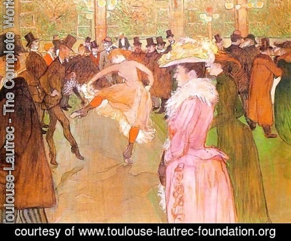 Toulouse-Lautrec - Training of the New Girls by Valentin at the Moulin Rouge 1889-90