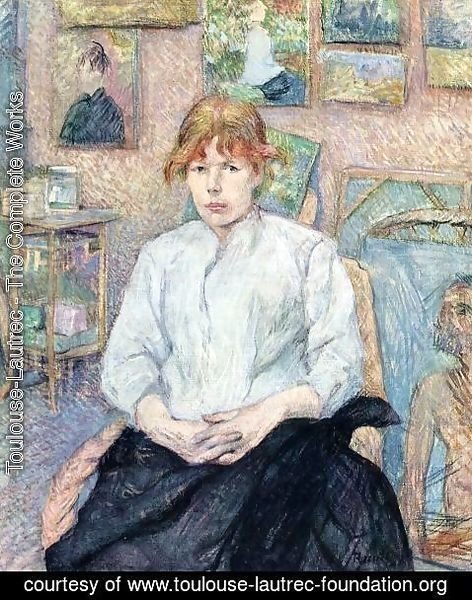 Toulouse-Lautrec - The Redhead with a White Blouse