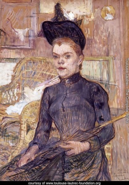 Woman in a Black Hat, Berthe la Sourde