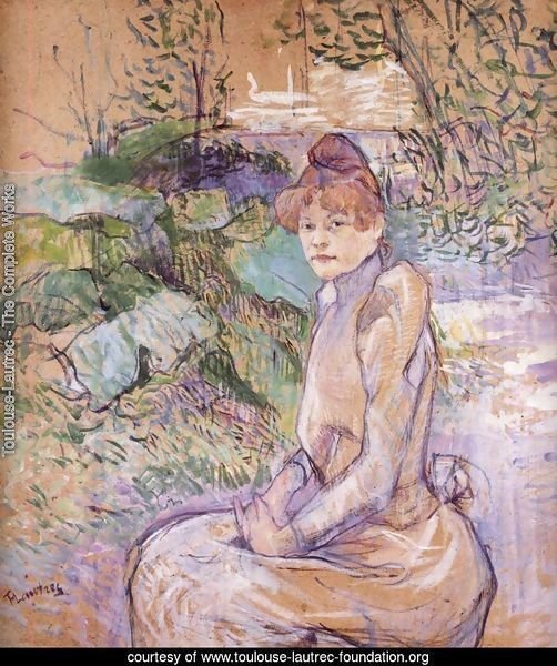 Woman in Monsieur Forest's Garden