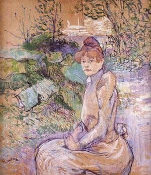 Toulouse-Lautrec - Woman in Monsieur Forest's Garden