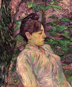 Toulouse-Lautrec - Woman Seated in a Garden