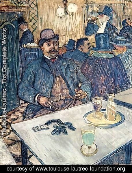 Toulouse-Lautrec - Monsieur Boleau in a Cafe