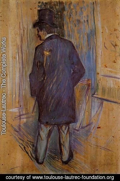 Toulouse-Lautrec - Monsieur Louis Pascal from the Rear