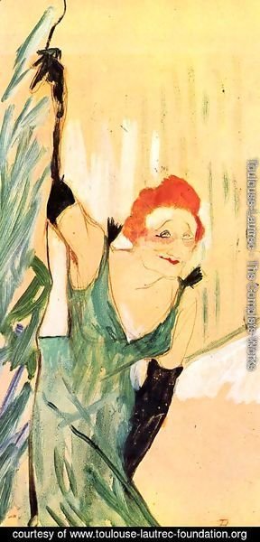 Toulouse-Lautrec - Yvette Guilbert Taking a Curtain Call