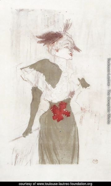 Toulouse-Lautrec Mademoiselle Marcelle Lender, Standing Painting ...