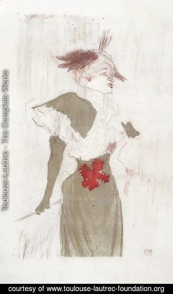 Toulouse-Lautrec - Mademoiselle Marcelle Lender, Standing