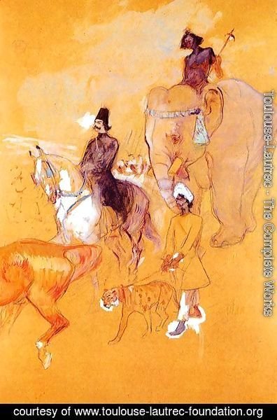 Toulouse-Lautrec - The Procession of the Raja