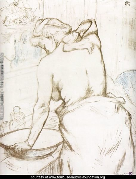 Elles: Woman at Her Toilette, Washing Herself